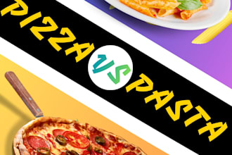 design food menu, flyer, poster and instagram ads