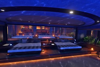 build custom vrchat world vrc world vr map meta vrc world vrc chillout cyberpunk
