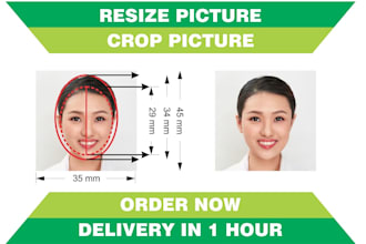 resize picture or logo crop picture upscale images convert and reduce size