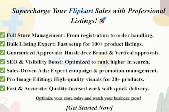 be your flipkart account manager and boost your sales