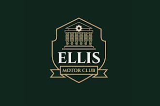 design luxury motor club logo