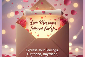 write heartfelt romantic messages for your loved one