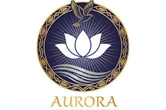 design a meaningful and calming spiritual logo for your brand