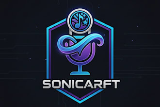 design a bold and creative microphone logo for your brand