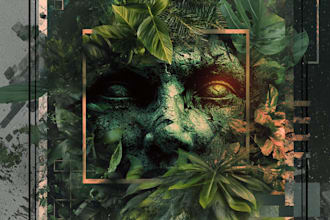 make a cover art for you breakcore or jungle track