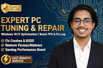 repair windows 11 10, optimize gaming PC and fix lag