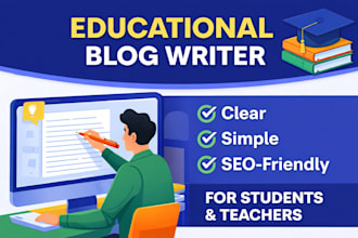 write SEO educational blog posts that are easy to understand