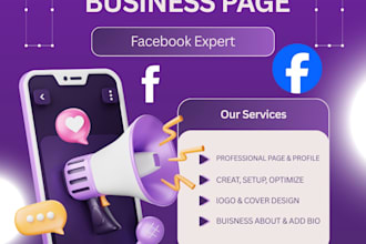 create and setup professional facebook business page
