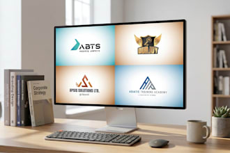 design a modern corporate logo, brochure and catalog