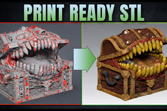 fix, repair and optimize ai 3d models for 3d printing