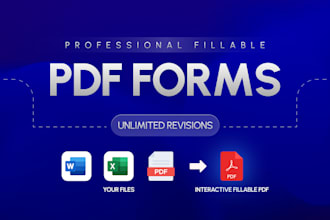 design and create professional fillable PDF forms