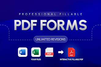 design and create professional business fillable PDF forms