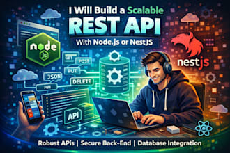 build a scalable rest API with nodejs or nestjs