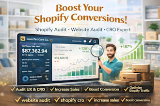 do converting shopify cro audit boost website conversion ux audit as cro expert