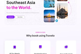 creating a landing page with HTML and CSS