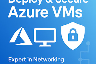 setup azure virtual machines with secure networking