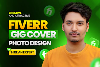design clickable fiverr gig image and gig thumbnail