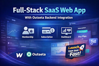 build your saas web app with full stack development and outseta backend