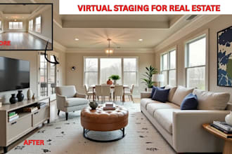 provide real estate virtual staging for your listing