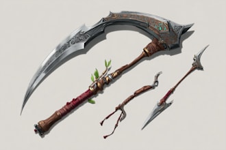 draw custom dnd weapons, magic items, and fantasy equipment