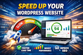 speed up and optimize your wordpress website for fast performance