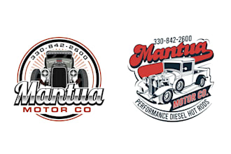 design modern hotrod car logo with unlimited revisions