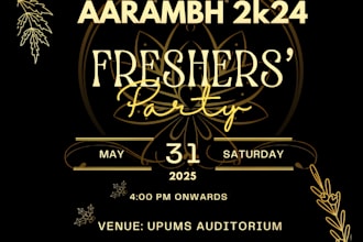 create a logo for your college party and function
