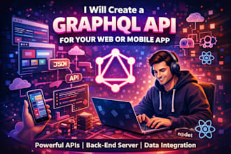 create a graphql API for your web or mobile app