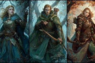 illustrate anything a custom digital art illustration in any art style