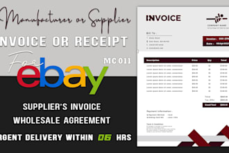 create invoices or receipts for mc011 with expert guidance