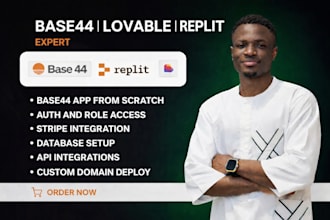 build base44 saas mvp base44 app base44 expert base44 web app stripe auth base44