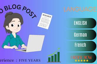 make 100present human writes blog post and unique blog post