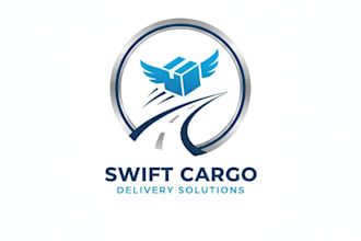 design a modern and professional delivery service company logo