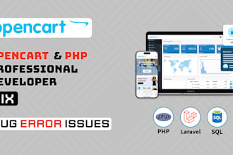 create and customize opencart ecommerce website