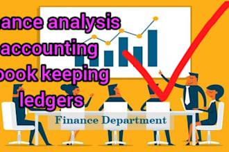 do finance tasks, balance sheet and ledgers