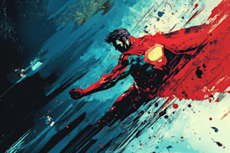 cartoon character superhero comic book