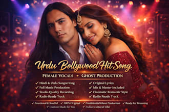 write then sing and ghost produce urdu bollywood hit songs with female vocals