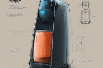 design and sketch your product concept idea