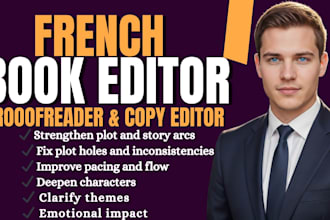 proofread edit french text as a native editor poetry translate english to french