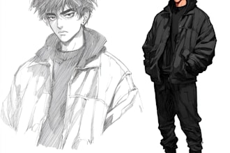 do anime character an illustration and anime character