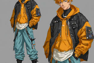 draw anime style character reference