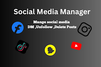 unfollow people, delete posts, send dms, and manage your social media