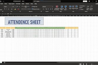 create professional excel dashboards and database