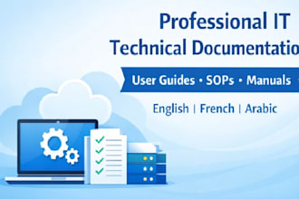 create professional IT technical documentation and user guides
