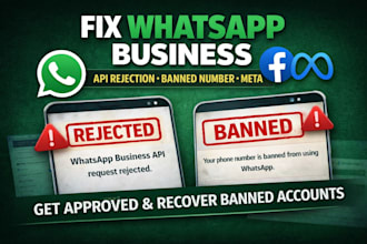 fix whatsapp business API approval, rejected whatsapp business account