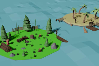 low poly nature pack