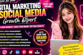 be your digital marketing and social media growth expert