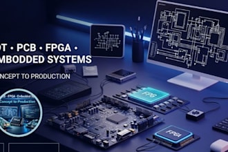 develop professional iot, pcb, fpga, embedded hardware solutions to production