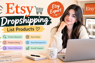do etsy drop shipping and list products on etsy store, etsy expert