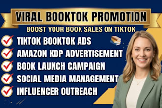 do booktok promotion amazon kdp ads influencer marketing booktok author SMM